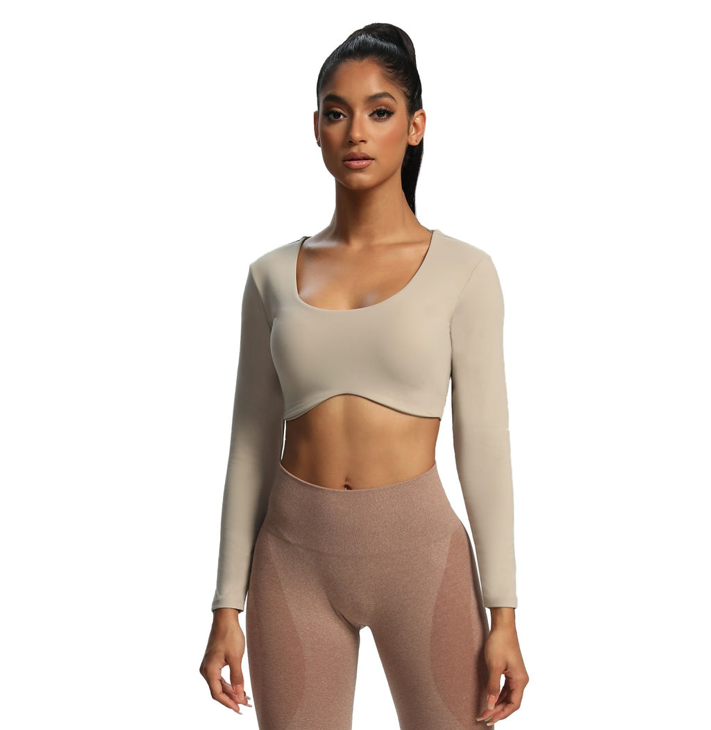 Aoxjox "Define Sculpt" Long Sleeve Crop