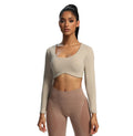 Aoxjox "Define Sculpt" Long Sleeve Crop