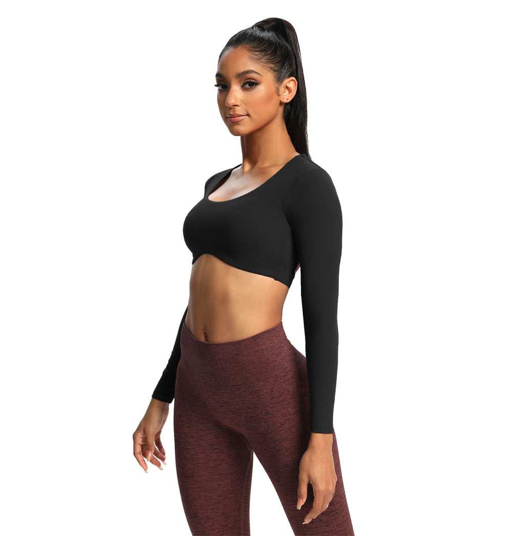 Aoxjox "Define Sculpt" Long Sleeve Crop