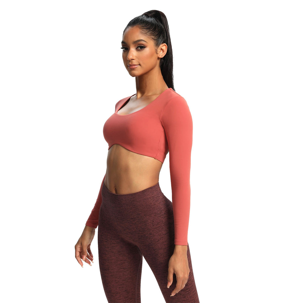 Aoxjox "Define Sculpt" Long Sleeve Crop