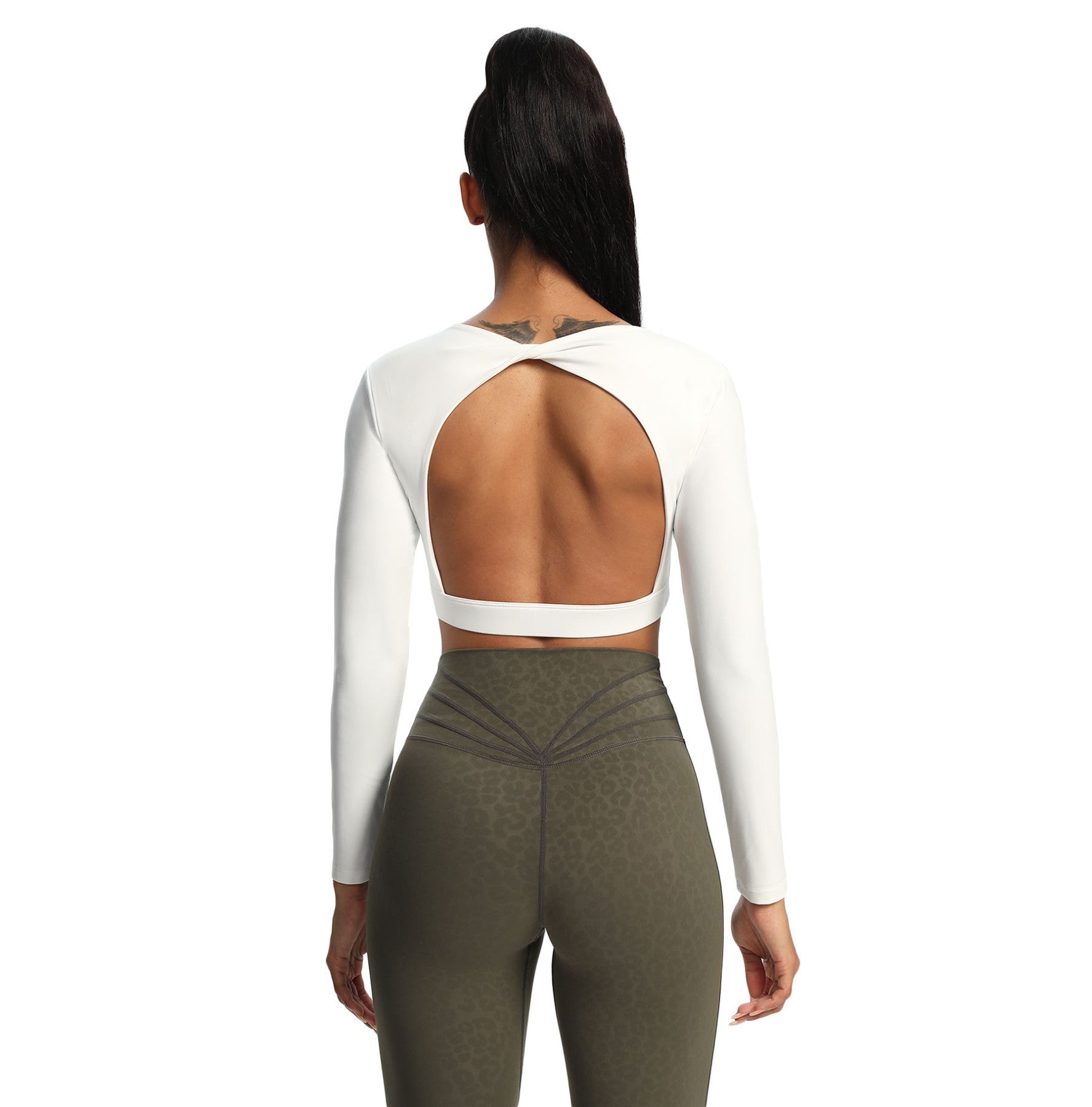 Aoxjox "Define Sculpt" Long Sleeve Crop