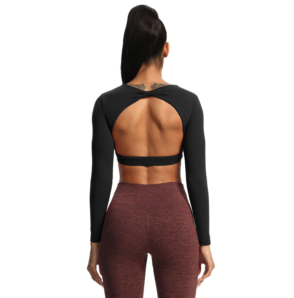 Aoxjox "Define Sculpt" Long Sleeve Crop