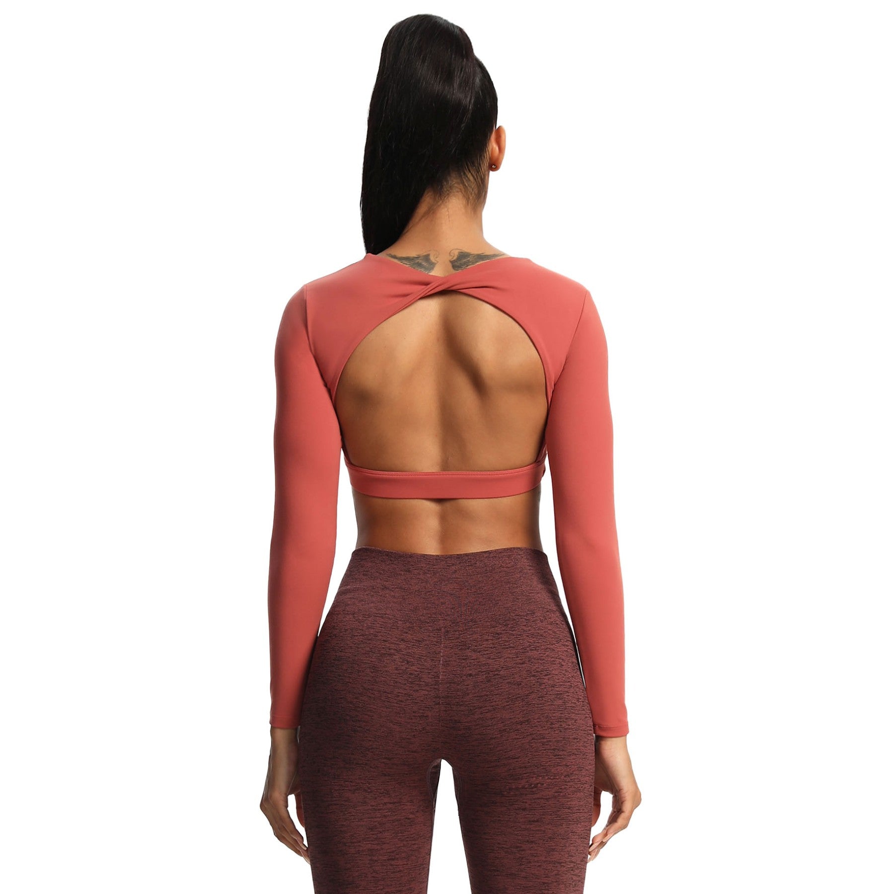 Aoxjox "Define Sculpt" Long Sleeve Crop