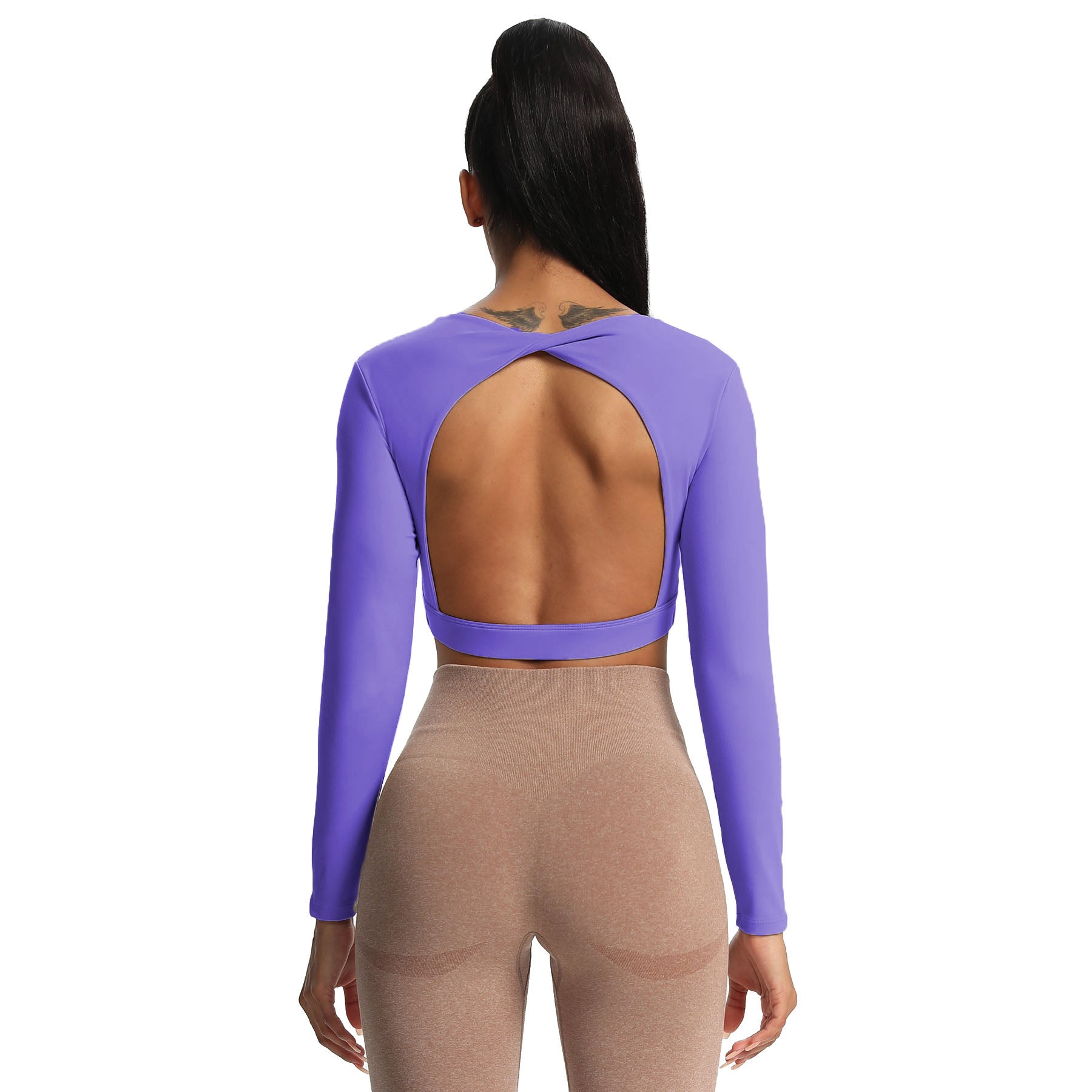 Aoxjox "Define Sculpt" Long Sleeve Crop