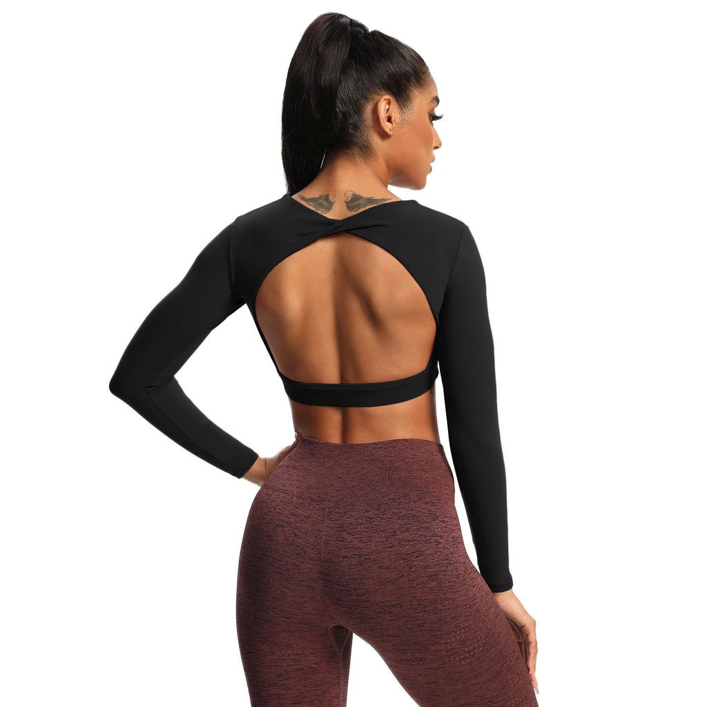Aoxjox "Define Sculpt" Long Sleeve Crop
