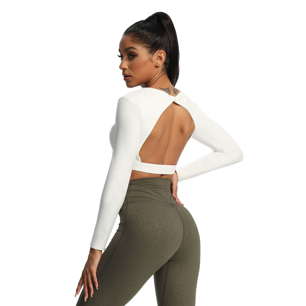 Aoxjox "Define Sculpt" Long Sleeve Crop