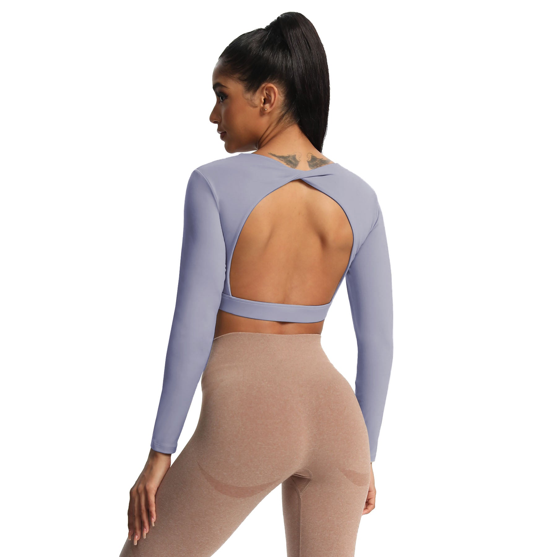 Aoxjox "Define Sculpt" Long Sleeve Crop