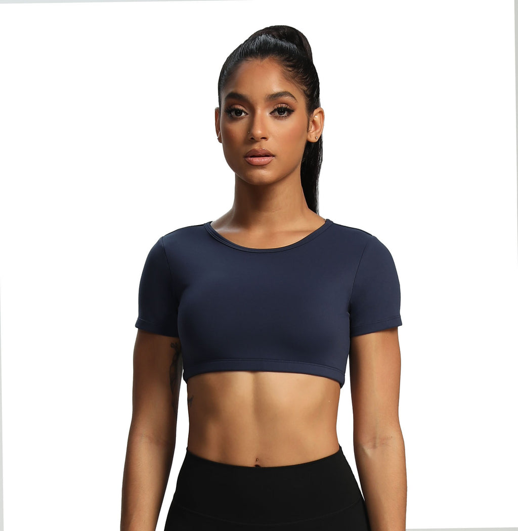 Aoxjox "Clarissa" Crop Top Short Sleeve