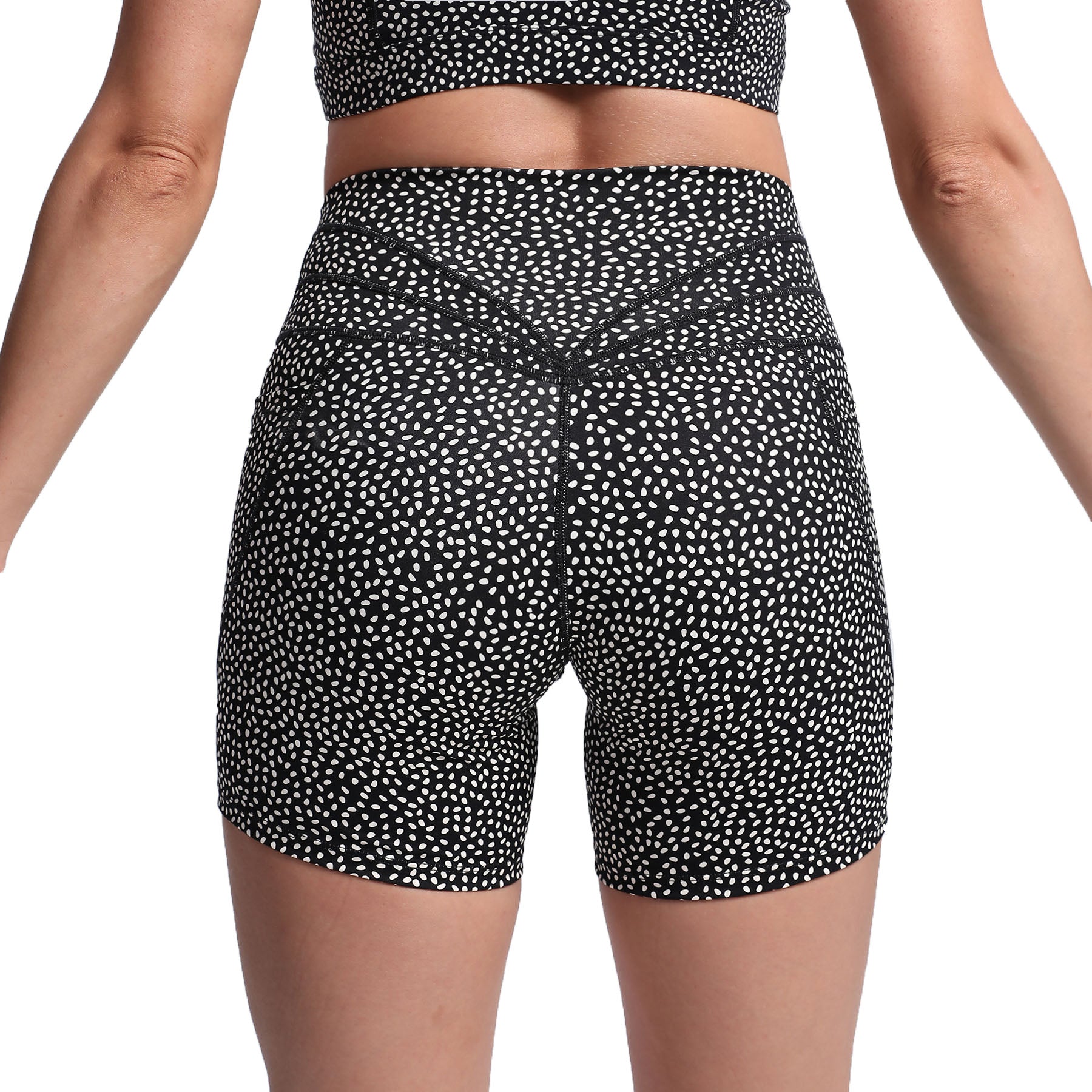 Aoxjox 3 Waist Seam Side Pocket Shorts