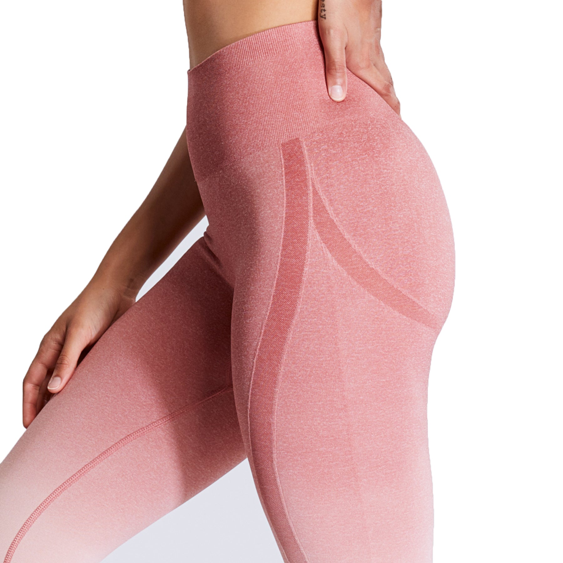 Virtue Seamless Leggings - Ombre Pink