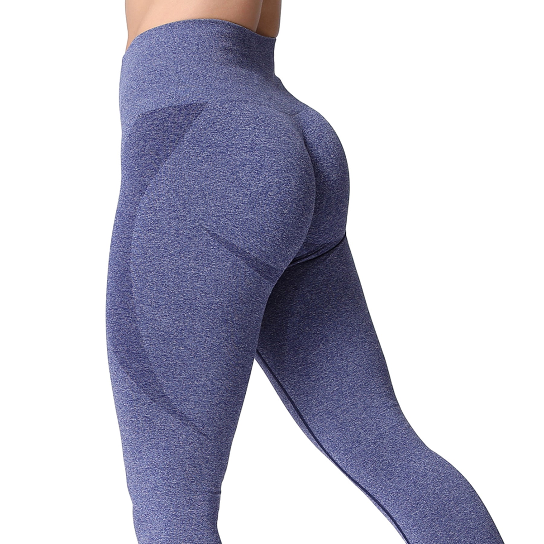 Ombre Seamless Leggings With Booty Scrunch